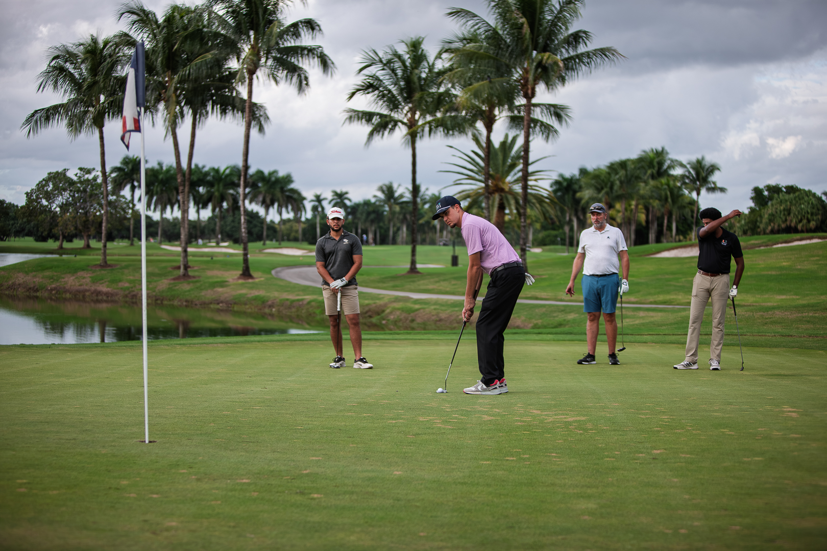 Final group putting